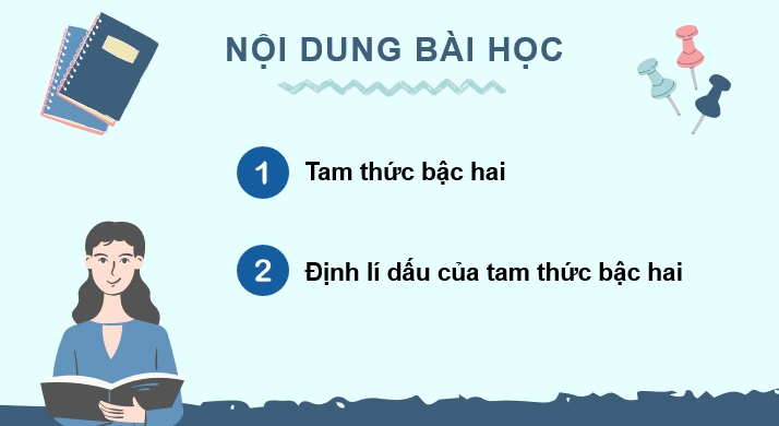 Giáo án điện tử Toán 10 Chân trời Bài 1: Dấu của tam thức bậc hai | PPT Toán 10 Chân trời sáng tạo