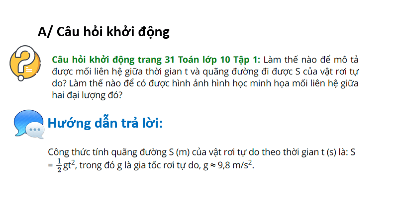 Giáo án điện tử Toán 10 Bài 1: Hàm số và đồ thị | PPT Toán 10 Cánh diều