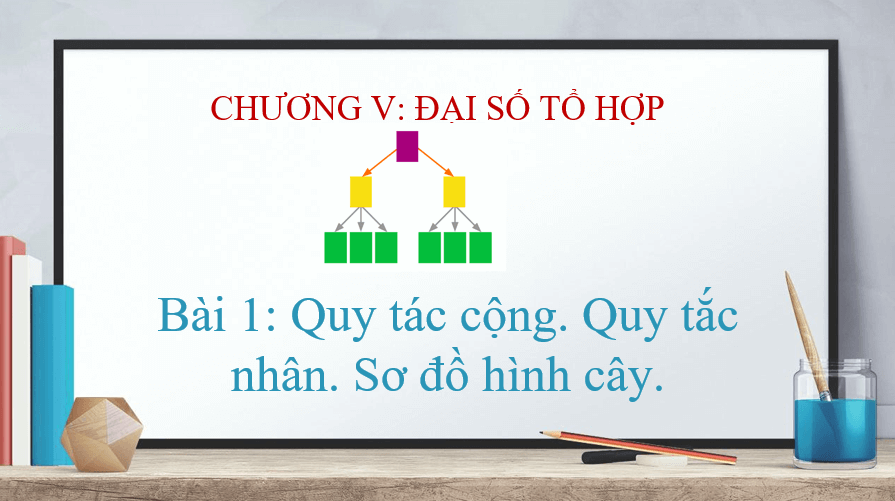 Giáo án điện tử Toán 10 Bài 1: Quy tắc cộng. Quy tắc nhân. Sơ đồ hình cây | PPT Toán 10 Cánh diều