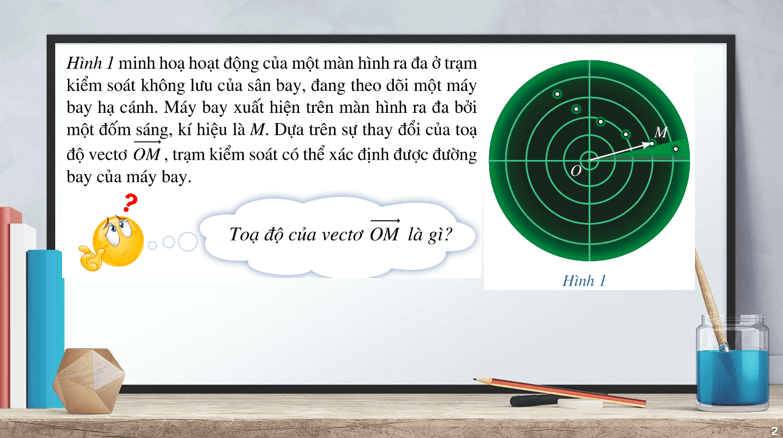 Giáo án điện tử Toán 10 Bài 1: Tọa độ của vectơ | PPT Toán 10 Cánh diều