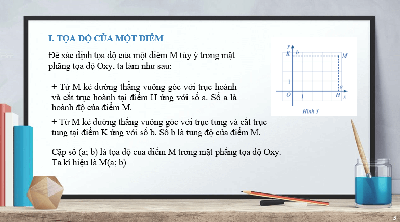 Giáo án điện tử Toán 10 Bài 1: Tọa độ của vectơ | PPT Toán 10 Cánh diều