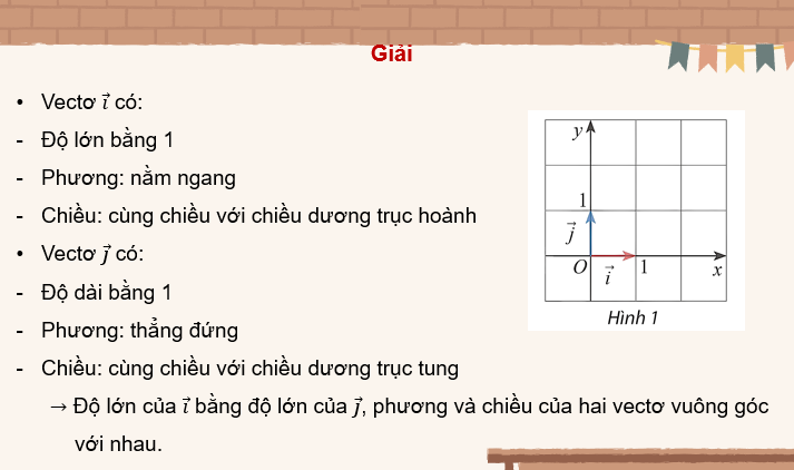 Giáo án điện tử Toán 10 Chân trời Bài 1: Toạ độ của vectơ | PPT Toán 10 Chân trời sáng tạo