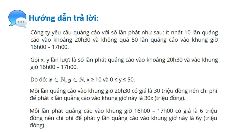 Giáo án điện tử Toán 10 Bài 2: Hệ bất phương trình bậc nhất hai ẩn | PPT Toán 10 Cánh diều