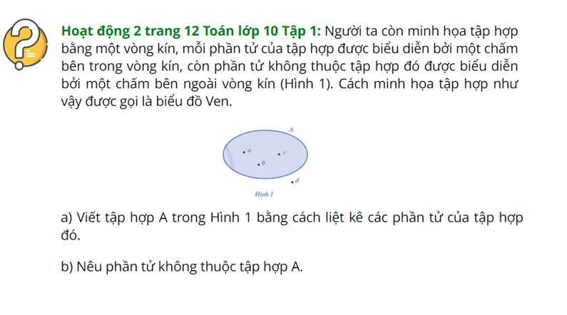 Giáo án điện tử Toán 10 Bài 2: Tập hợp. Các phép toán trên tập hợp | PPT Toán 10 Cánh diều