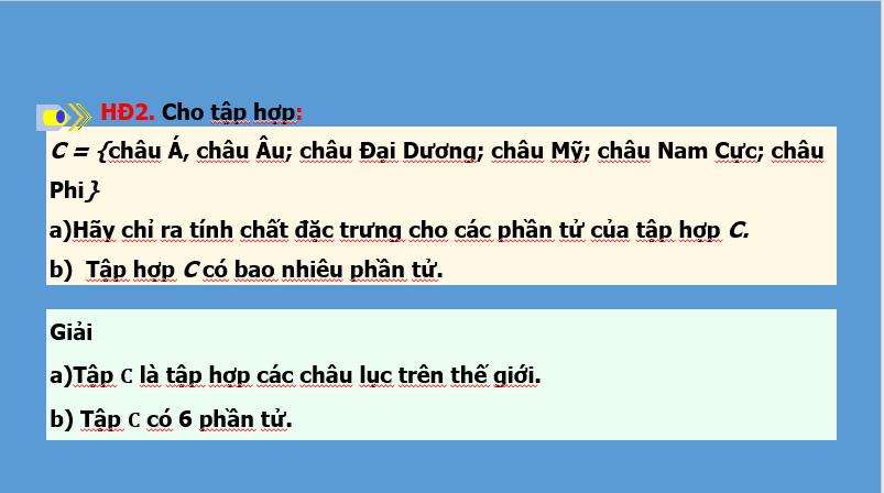 Giáo án điện tử Toán 10 Bài 2: Tập hợp và các phép toán trên tập hợp | Bài giảng PPT Toán 10