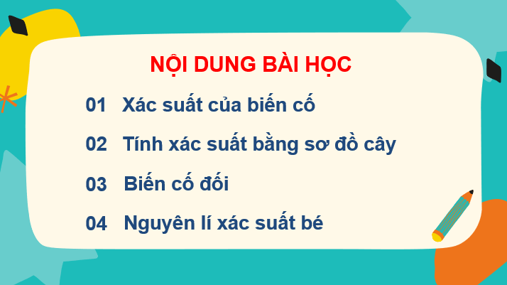 Giáo án điện tử Toán 10 Chân trời Bài 2: Xác suất của biến cố | PPT Toán 10 Chân trời sáng tạo