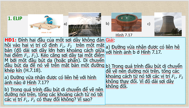 Giáo án điện tử Toán 10 Bài 22: Ba đường conic | PPT Toán 10 Kết nối tri thức