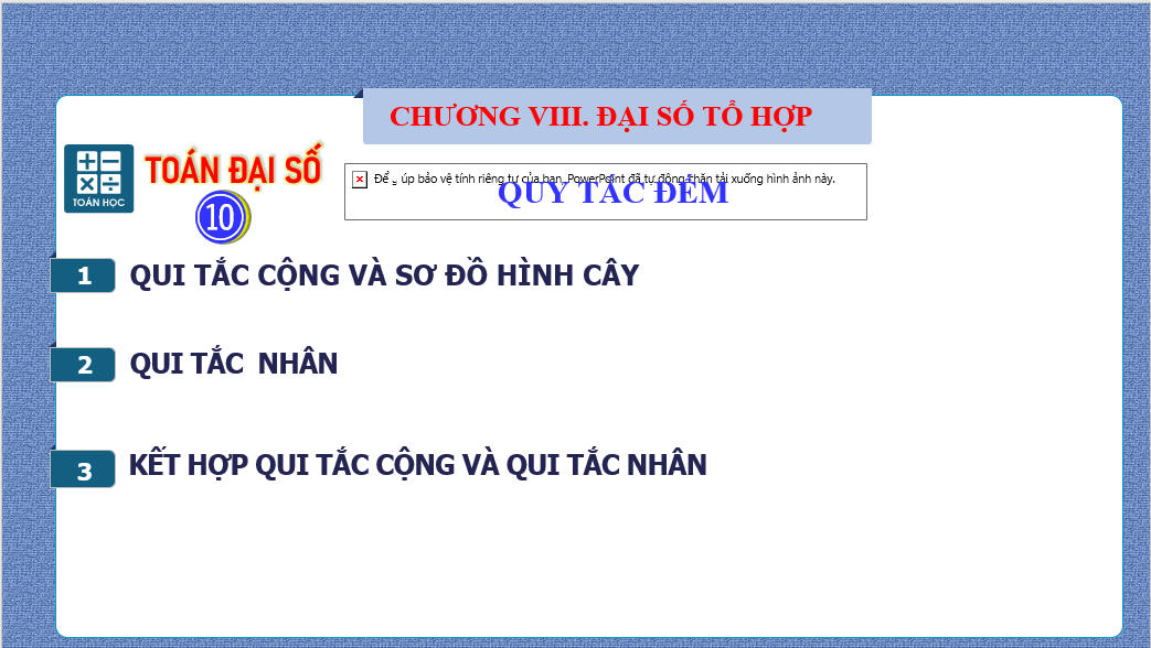 Giáo án điện tử Toán 10 Bài 23: Quy tắc đếm | PPT Toán 10 Kết nối tri thức