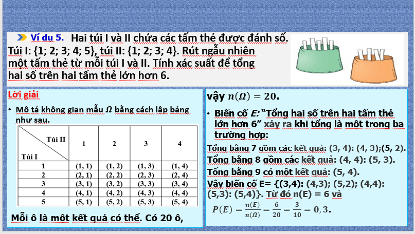 Giáo án điện tử Toán 10 Bài 26: Biến cố và định nghĩa cổ điển của xác suất | PPT Toán 10 Kết nối tri thức