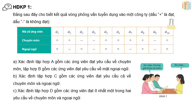 Giáo án điện tử Toán 10 Chân trời Bài 3: Các phép toán trên tập hợp | PPT Toán 10 Chân trời sáng tạo