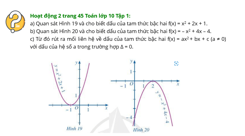 Giáo án điện tử Toán 10 Bài 3: Dấu của tam thức bậc hai | PPT Toán 10 Cánh diều