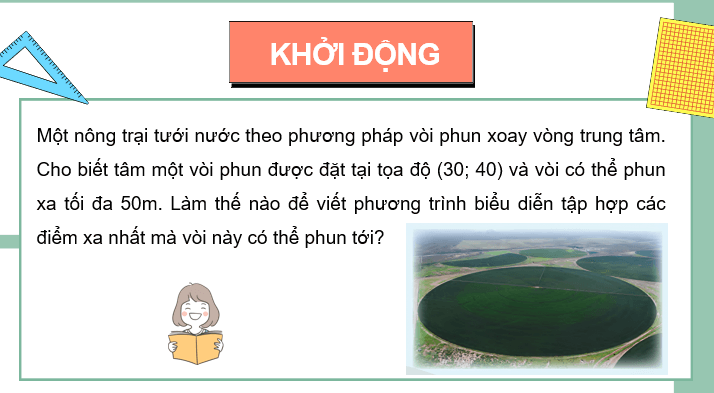 Giáo án điện tử Toán 10 Chân trời Bài 3: Đường tròn trong mặt phẳng toạ độ | PPT Toán 10 Chân trời sáng tạo