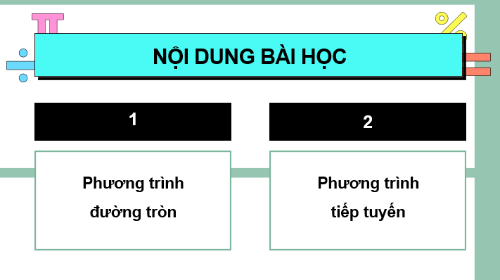 Giáo án điện tử Toán 10 Chân trời Bài 3: Đường tròn trong mặt phẳng toạ độ | PPT Toán 10 Chân trời sáng tạo