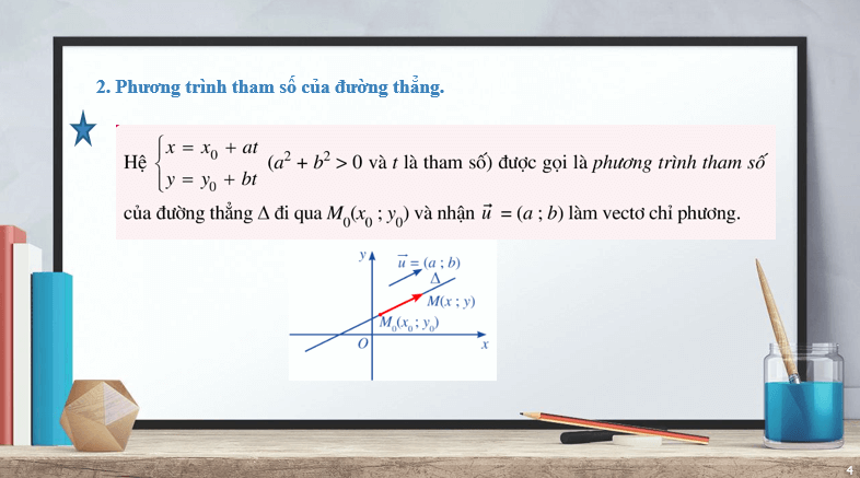 Giáo án điện tử Toán 10 Bài 3: Phương trình đường thẳng | PPT Toán 10 Cánh diều