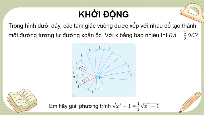 Giáo án điện tử Toán 10 Chân trời Bài 3: Phương trình quy về phương trình bậc hai | PPT Toán 10 Chân trời sáng tạo