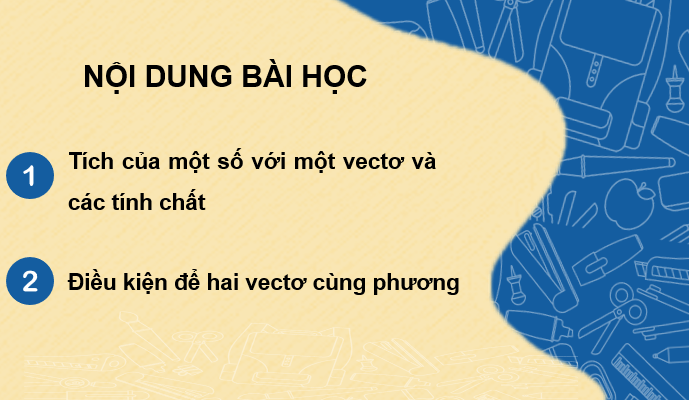 Giáo án điện tử Toán 10 Chân trời Bài 3: Tích của một số với một vectơ | PPT Toán 10 Chân trời sáng tạo