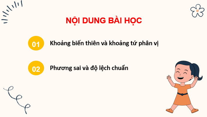 Giáo án điện tử Toán 10 Chân trời Bài 4: Các số đặc trưng đo mức độ phân tán của mẫu số liệu | PPT Toán 10 Chân trời sáng tạo