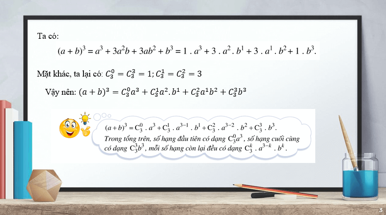 Giáo án điện tử Toán 10 Bài 4: Nhị thức Newton | PPT Toán 10 Cánh diều