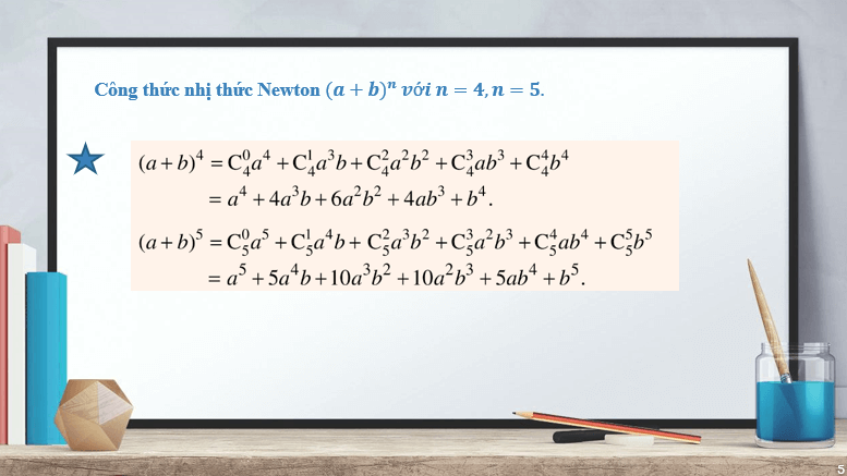 Giáo án điện tử Toán 10 Bài 4: Nhị thức Newton | PPT Toán 10 Cánh diều