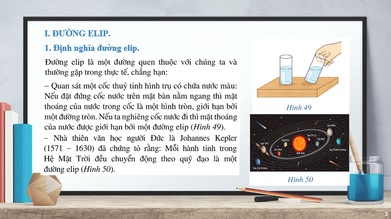 Giáo án điện tử Toán 10 Bài 6: Ba đường conic | PPT Toán 10 Cánh diều