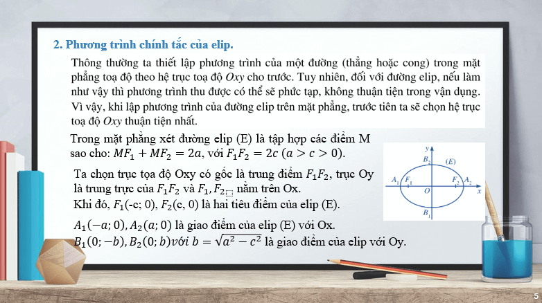 Giáo án điện tử Toán 10 Bài 6: Ba đường conic | PPT Toán 10 Cánh diều