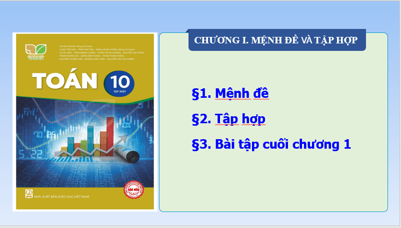 Giáo án điện tử Toán 10 Bài tập cuối chương 1 | PPT Toán 10 Kết nối tri thức