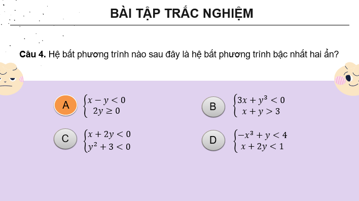 Giáo án điện tử Toán 10 Chân trời Bài tập cuối chương 2 | PPT Toán 10 Chân trời sáng tạo