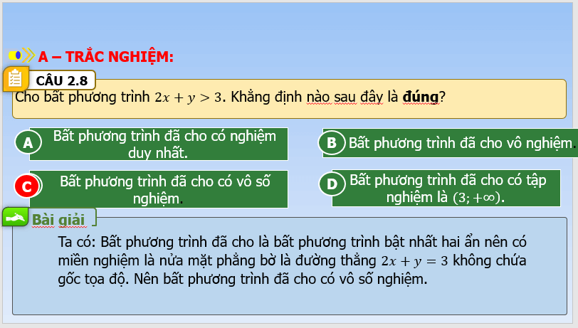 Giáo án điện tử Toán 10 Bài tập cuối chương 2 | PPT Toán 10 Kết nối tri thức