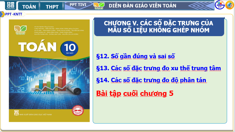 Giáo án điện tử Toán 10 Bài tập cuối chương 5 | PPT Toán 10 Kết nối tri thức