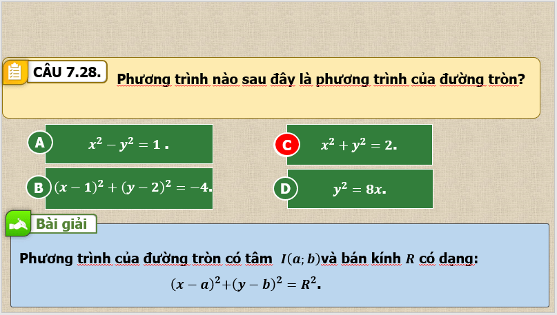 Giáo án điện tử Toán 10 Bài tập cuối chương 7 | PPT Toán 10 Kết nối tri thức