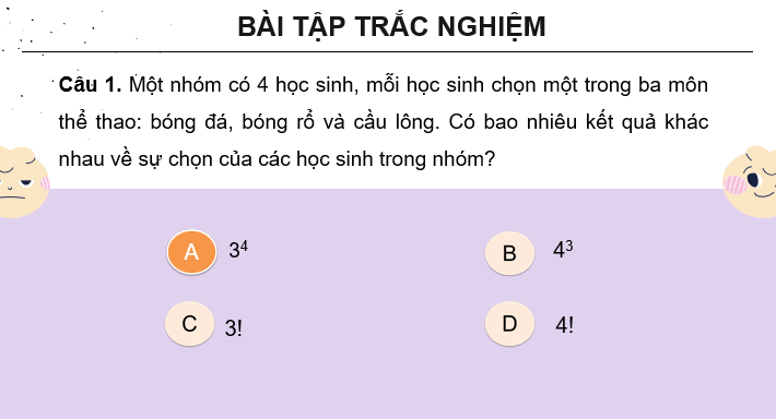 Giáo án điện tử Toán 10 Chân trời Bài tập cuối chương 8 | PPT Toán 10 Chân trời sáng tạo