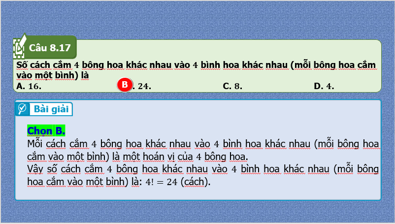 Giáo án điện tử Toán 10 Bài tập cuối chương 8 | PPT Toán 10 Kết nối tri thức