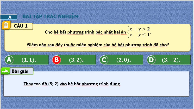 Giáo án điện tử Toán 10 Bài tập ôn tập cuối năm | PPT Toán 10 Kết nối tri thức