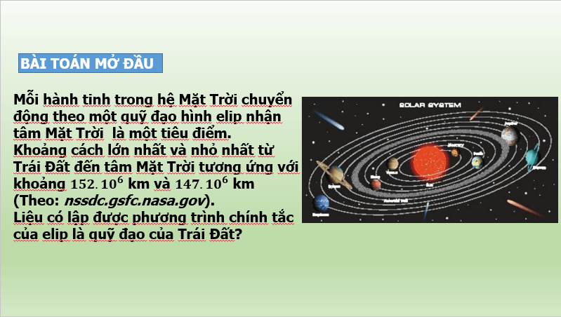 Giáo án điện tử Chuyên đề Toán 10 Kết nối Bài 5: Elip | PPT Chuyên đề học tập Toán 10 Kết nối tri thức
