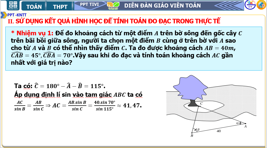 Giáo án điện tử Toán 10 Một số nội dung cho hoạt động trải nghiệm hình học | PPT Toán 10 Kết nối tri thức