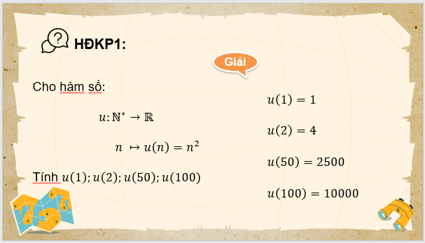 Giáo án điện tử Toán 11 Chân trời Bài 1: Dãy số | PPT Toán 11 Chân trời sáng tạo