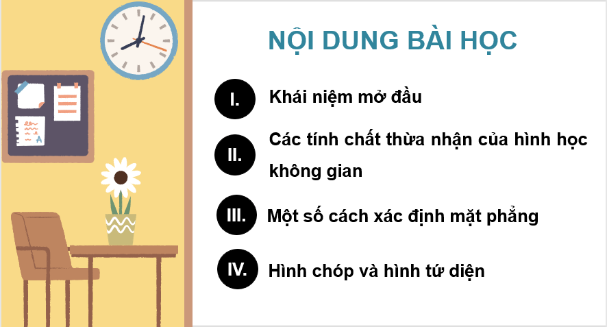 Giáo án điện tử Toán 11 Cánh diều Bài 1: Đường thẳng và mặt phẳng trong không gian | PPT Toán 11