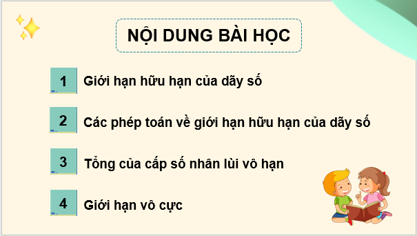 Giáo án điện tử Toán 11 Chân trời Bài 1: Giới hạn của dãy số | PPT Toán 11 Chân trời sáng tạo