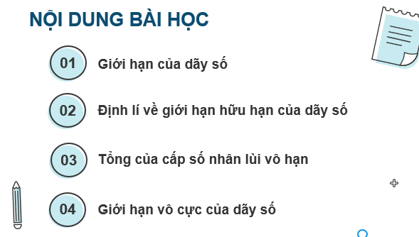 Giáo án điện tử Toán 11 Kết nối Bài 15: Giới hạn của dãy số | PPT Toán 11 Kết nối tri thức