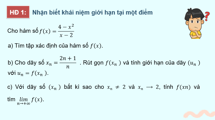 Giáo án điện tử Toán 11 Kết nối Bài 16: Giới hạn của hàm số | PPT Toán 11 Kết nối tri thức