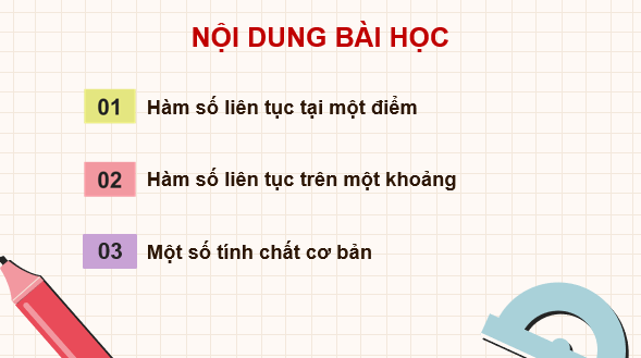 Giáo án điện tử Toán 11 Kết nối Bài 17: Hàm số liên tục | PPT Toán 11 Kết nối tri thức