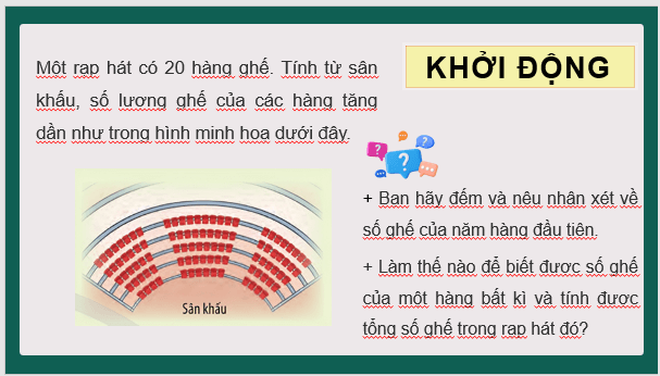 Giáo án điện tử Toán 11 Chân trời Bài 2: Cấp số cộng | PPT Toán 11 Chân trời sáng tạo