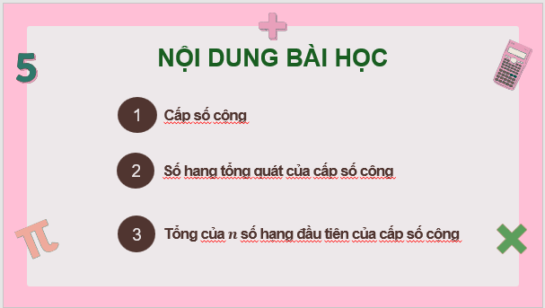 Giáo án điện tử Toán 11 Chân trời Bài 2: Cấp số cộng | PPT Toán 11 Chân trời sáng tạo