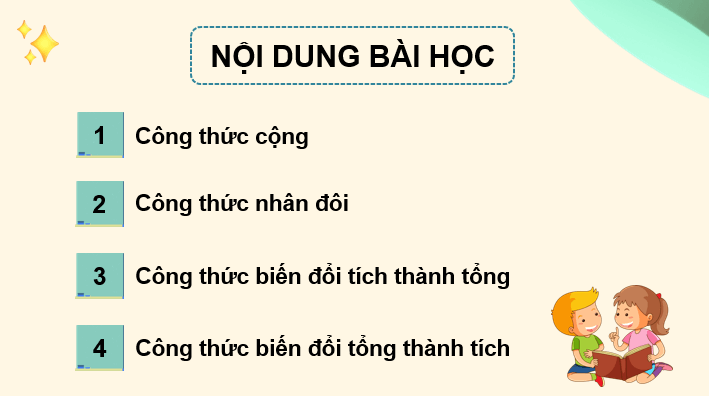 Giáo án điện tử Toán 11 Kết nối Bài 2: Công thức lượng giác | PPT Toán 11 Kết nối tri thức