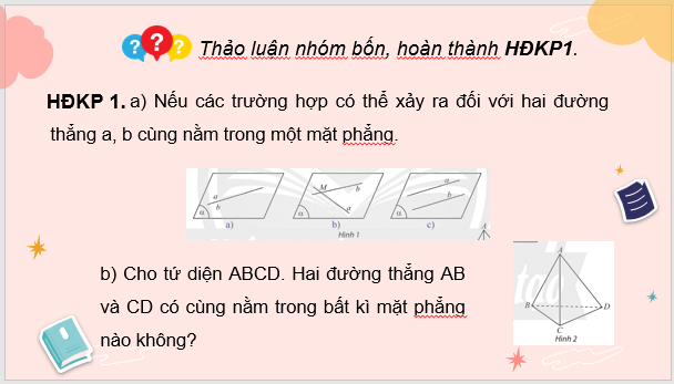 Giáo án điện tử Toán 11 Chân trời Bài 2: Hai đường thẳng song song | PPT Toán 11 Chân trời sáng tạo