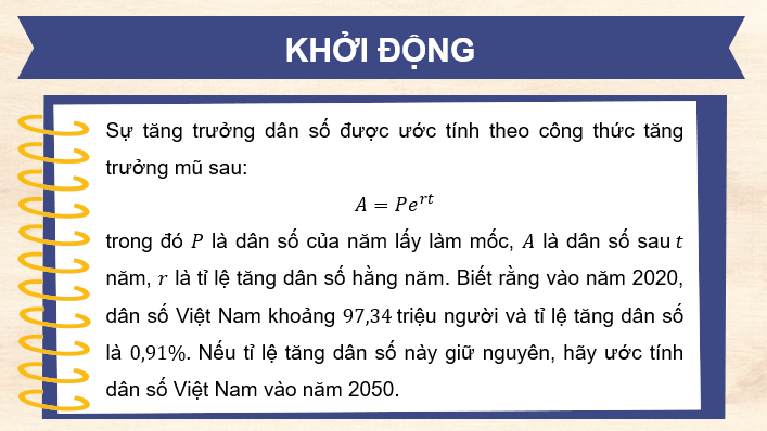 Giáo án điện tử Toán 11 Kết nối Bài 20: Hàm số mũ và hàm số lôgarit | PPT Toán 11 Kết nối tri thức