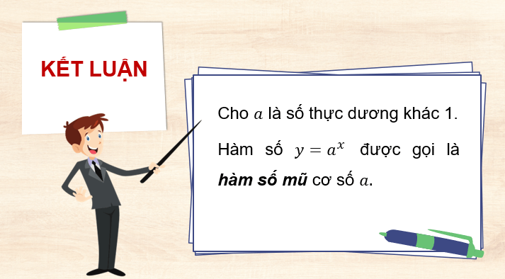 Giáo án điện tử Toán 11 Kết nối Bài 20: Hàm số mũ và hàm số lôgarit | PPT Toán 11 Kết nối tri thức