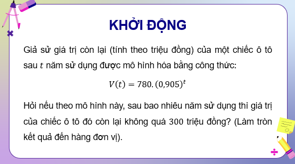 Giáo án điện tử Toán 11 Kết nối Bài 21: Phương trình, bất phương trình mũ và lôgarit | PPT Toán 11 Kết nối tri thức