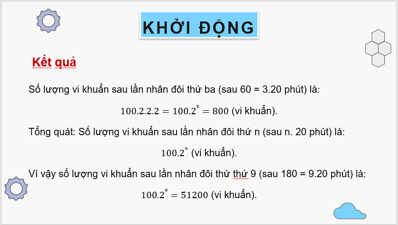 Giáo án điện tử Toán 11 Cánh diều Bài 3: Cấp số nhân | PPT Toán 11