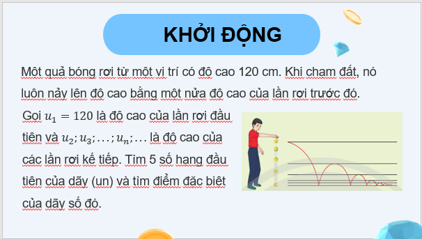 Giáo án điện tử Toán 11 Chân trời Bài 3: Cấp số nhân | PPT Toán 11 Chân trời sáng tạo